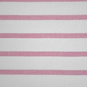 Cotton White & Pink Stripe Fabric (FC-22)
