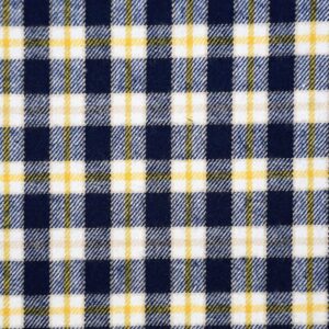 Navy & Yellow Check Fabric (FC-34)