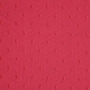 Red Dyed Clip Dot Dobby Fabric (FC-427)