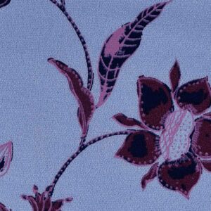 Rayon Blue Base Reactive Print Fabric (FC-446)