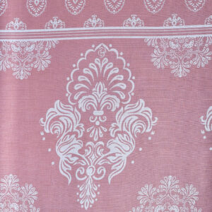 Viscose Light Pink Base Print Fabric (FC-669)