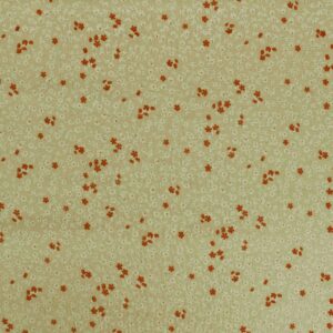 Cotton Beige Flower Printed Woven Fabric (FC-DEPL2933)