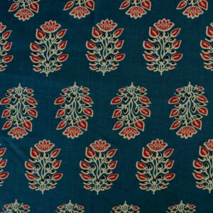 Cotton Best Blue Floral Print Woven Fabric (FC-DEPL899)