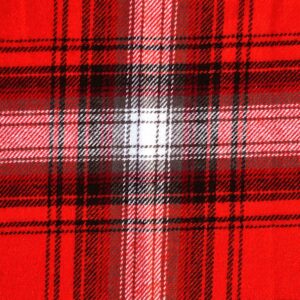 Cotton Red Checked Fabric (FC-OA101)