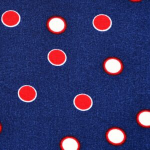 Viscose Red Dot Print Fabric (FC-OA185)
